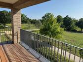 Ausblick von der Loggia in die Parkanlage - 