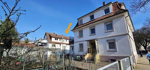 Vorder- und Hinterhaus - 4 Zimmer Etagenwohnung zum Kaufen in Waldkirch