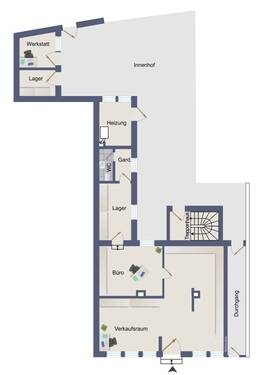 Wohn- & Geschäftshaus Erdgeschoss - 