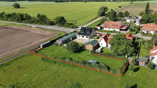 Seitliche Draufsicht - 5 Zimmer Einfamilienhaus in Am Salzhaff