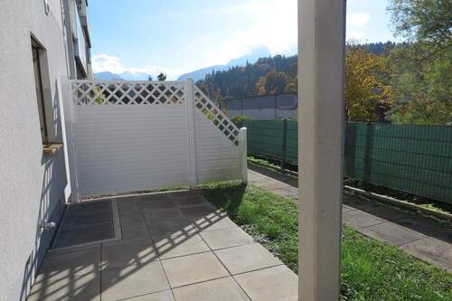 Terrasse linke Seite - 2 Zimmer Etagenwohnung in Berchtesgaden