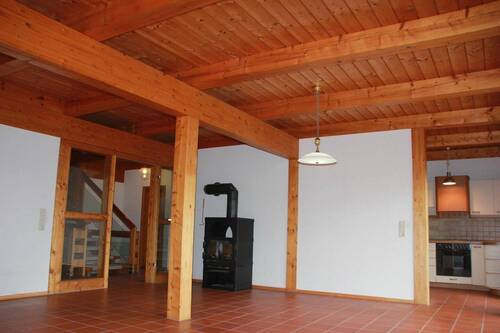 Wohn- und Essbereich mit Kamin - Einfamilienhaus mit 146,40 m² in Biberach zum Kaufen