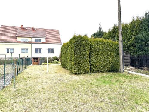 Hinteransicht - 4 Zimmer Doppelhaushälfte in Lawalde / Lauba