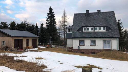 Ansicht Gartenseite - 5 Zimmer Einfamilienhaus zum Kaufen in Altenberg