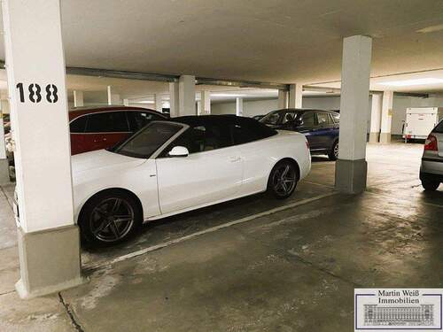 Blick auf den TG-Stellplatz - 