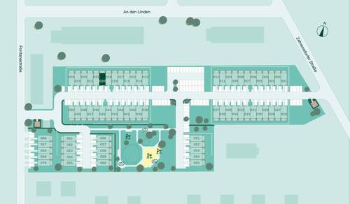 Lage des Reihenhaus im Quartier - 