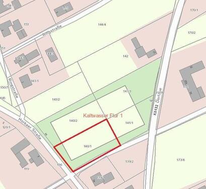 Flurstück 140-1 - 