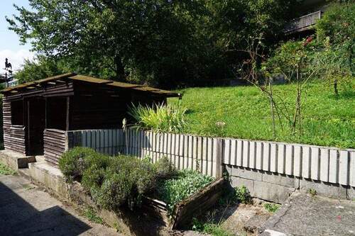 Gartenhaus dahinter Ebene Garten - 