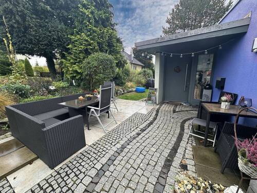 Terrasse - Mehrfamilienhaus, Wohnhaus mit 344,90 m&sup2; in Fuldatal zum Kaufen