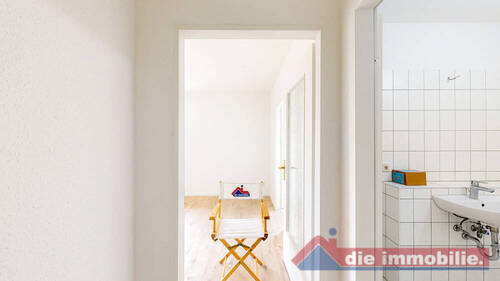 Flur - 1 Zimmer Etagenwohnung zur Miete in Magdeburg / Lemsdorf