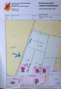 Katasterauszug - 
