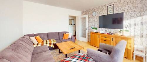 Wohnzimmer - 4 Zimmer Etagenwohnung zum Kaufen in München