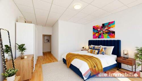 KI- möbliertes Schlafzimmer - Etagenwohnung mit 80,00 m² in Magdeburg / Stadtfeld Ost zum Kaufen