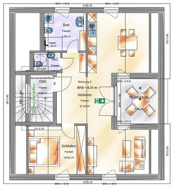Expose DG.jpg - 2 Zimmer Etagenwohnung in Reutlingen