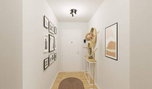 Heller und freundlicher Eingangsbereich - 3 Zimmer Etagenwohnung zum Kaufen in Wildau