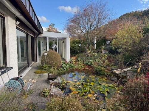 Teich und Wintergarten - 