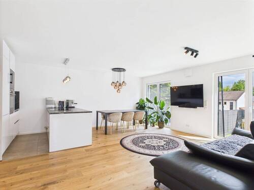 Wohnraum - 3 Zimmer Etagenwohnung zum Kaufen in Markt Schwaben