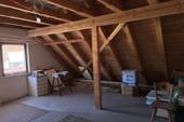 Walmdach über Garage als zusätzlichen Stauraum - 