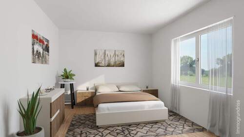 Schlafzimmer - Illustration - 