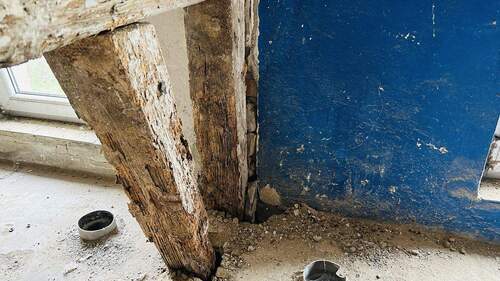 geschädigtes Fachwerk - 