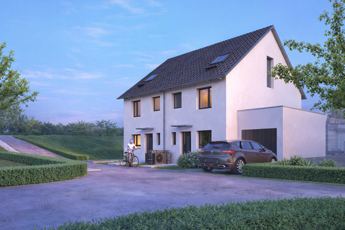 DHH 152 Eingang - 6 Zimmer Doppelhaushälfte zum Kaufen in Heimsheim