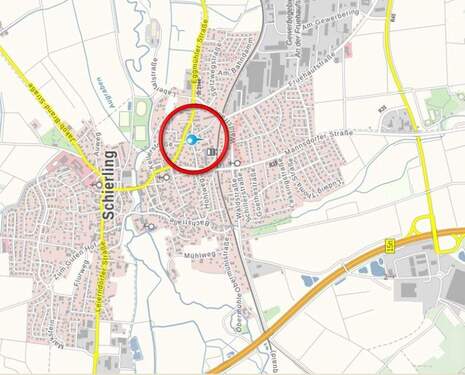 Lageplan - Neubau-Wohnung in Schierling 2 Zi von privat zu vermieten