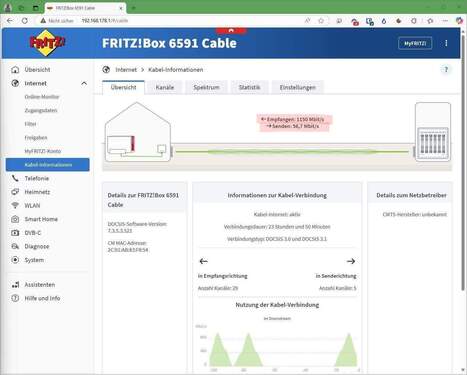 Internetgeschwindigkeit - 