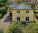 Blick aus dem Garten - Einfamilienhaus mit 143,30 m² in Schwielowsee zum Kaufen