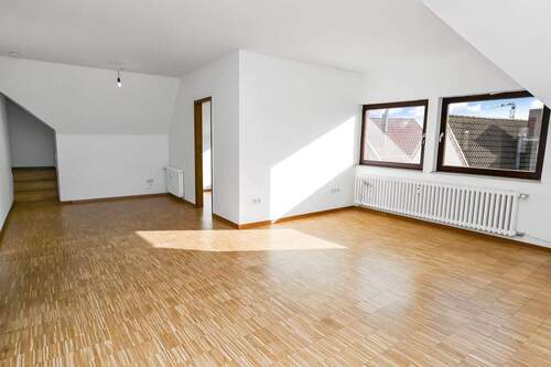 Wohn- und Esszimmer - Tolle 3-Zimmer Wohnung über den Dächern der Herforder Altstadt!