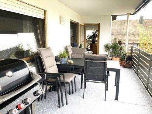 Balkon - 4 Zimmer Etagenwohnung in Mühlhausen