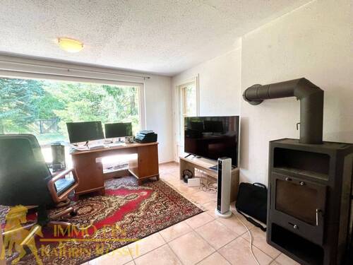 Wohnbereich mit Kaminofen - 