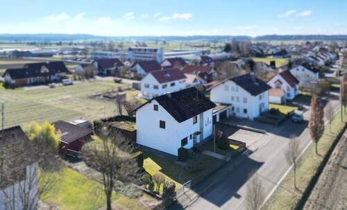 Übersichtaufnahme Blickrichtung Unterroth / Oberroth - 6 Zimmer Einfamilienhaus in Unterroth