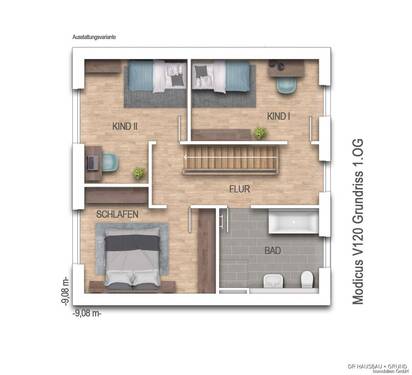 Jubiläumshaus V2 Obergeschoss - 