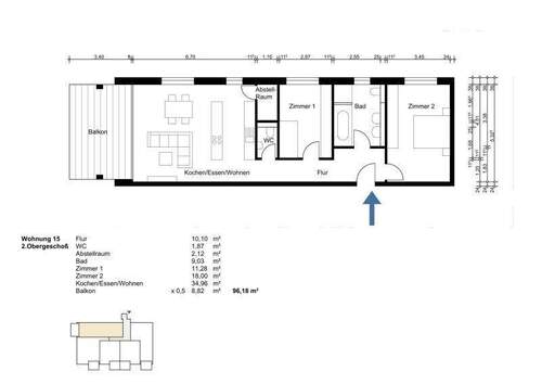 Gemeinschaftliche Dachterrasse - 