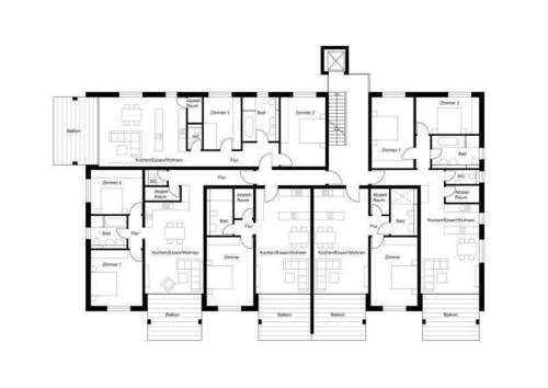 2. Obergeschoss gesamt - 