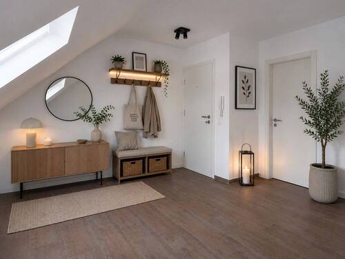 Eingangsbereich digital eingerichtet - 2 Zimmer Etagenwohnung in Haag i. OB