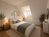 Schlafzimmer digital eingerichtet - 