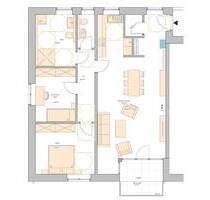 Neubau! Obergeschoss-Wohnung mit Loggia, Tiefgarage und Aufzug in Rhade_A2527 - Dorsten