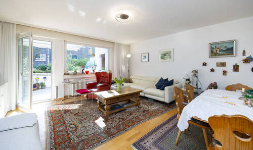 Wohnzimmer - 2 Zimmer Etagenwohnung in Meerbusch / Büderich