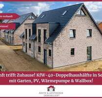 Zukunft trifft Zuhause! KfW-40-Doppelhaushälfte in Sereetz mit Garten, PV, Wärmepumpe & Wallbox! - Bad Schwartau / Sereetz