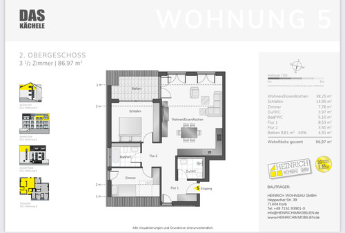 Wohnung 5 - 