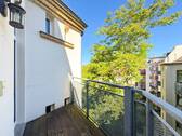 Balkon mit Aussicht ins Grüne - 