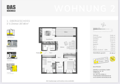 Wohnung 2 - 