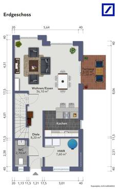 Erdgeschoss - 6 Zimmer Doppelhaushälfte in Verl