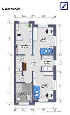 Obergeschoss - Doppelhaushälfte mit 144,50 m² in Verl zum Kaufen