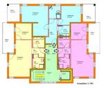 Grundriss 1. OG - Etagenwohnung mit 67,10 m² in Eisenberg zur Miete