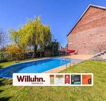 Idyllisch Wohnen - Hobby - Vermietung: 3 WE mit großem Grundstück, Pool, Gartenhaus, Werkstatt - Eilenburg