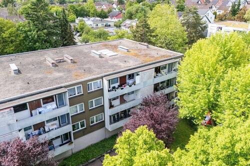 Drohnenaufnahme - 3 Zimmer Etagenwohnung in Ludwigsburg