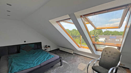 Schlafzimmer im Spitzboden - 