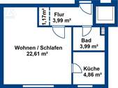 Grundriss-Wohnung -68 / 3-OG - 